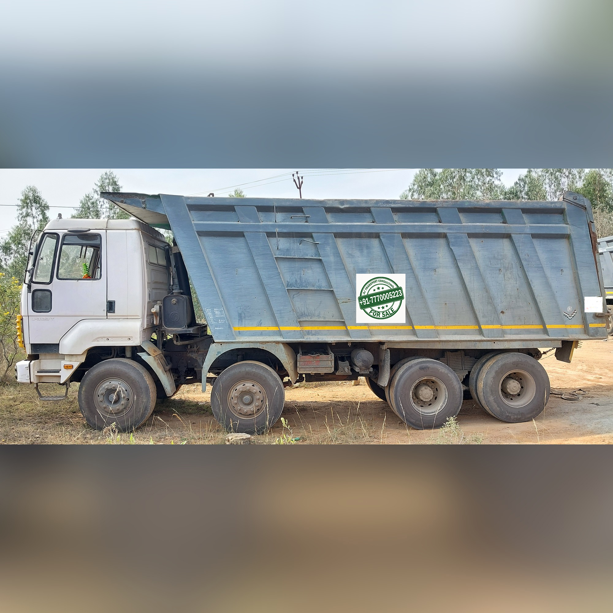 12 WHEEL 2016 MODEL ASHOKLEYLAND U-3123 U-TRUCK TIPPER FOR SALE