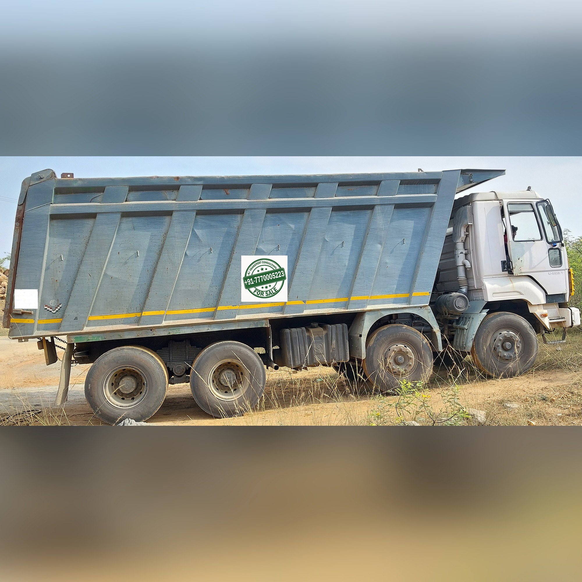 12 WHEEL 2016 MODEL ASHOKLEYLAND U-3123 U-TRUCK TIPPER FOR SALE
