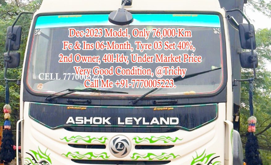 10 WHEEL DEC-2023 MODEL ASHOK LEYLAND U-TRUCK UE2825 TIPPER FOR SALE || 10 வீல் DEC-2023 மாடல் அசோக் லைலாண்ட் யூ-டிரக் UE2825 டிப்பர் விற்பனைக்கு