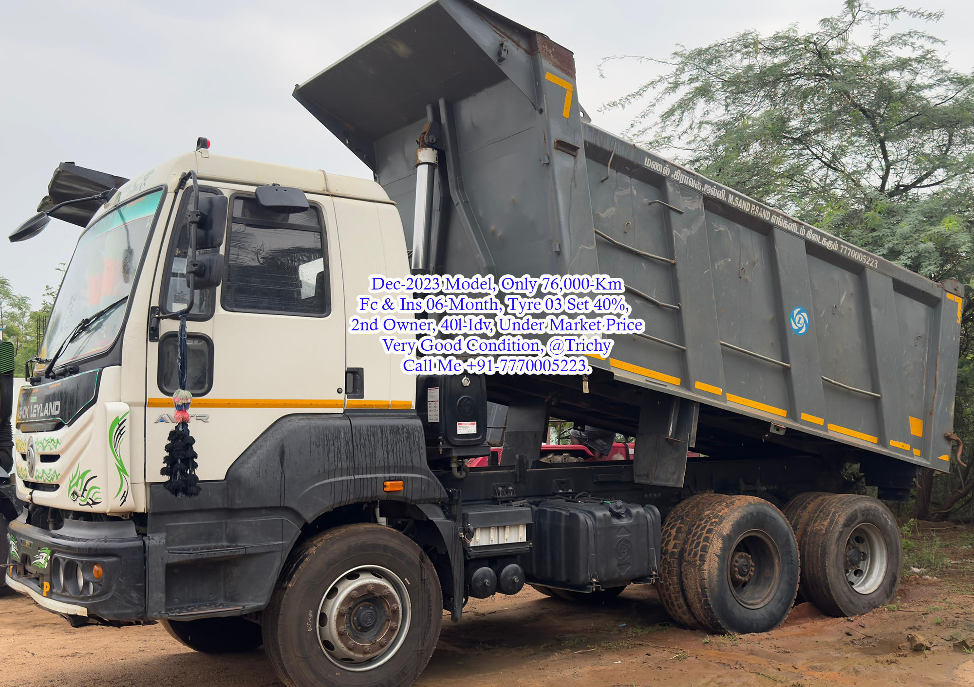 10 WHEEL DEC-2023 MODEL ASHOK LEYLAND U-TRUCK UE2825 TIPPER FOR SALE || 10 வீல் DEC-2023 மாடல் அசோக் லைலாண்ட் யூ-டிரக் UE2825 டிப்பர் விற்பனைக்கு