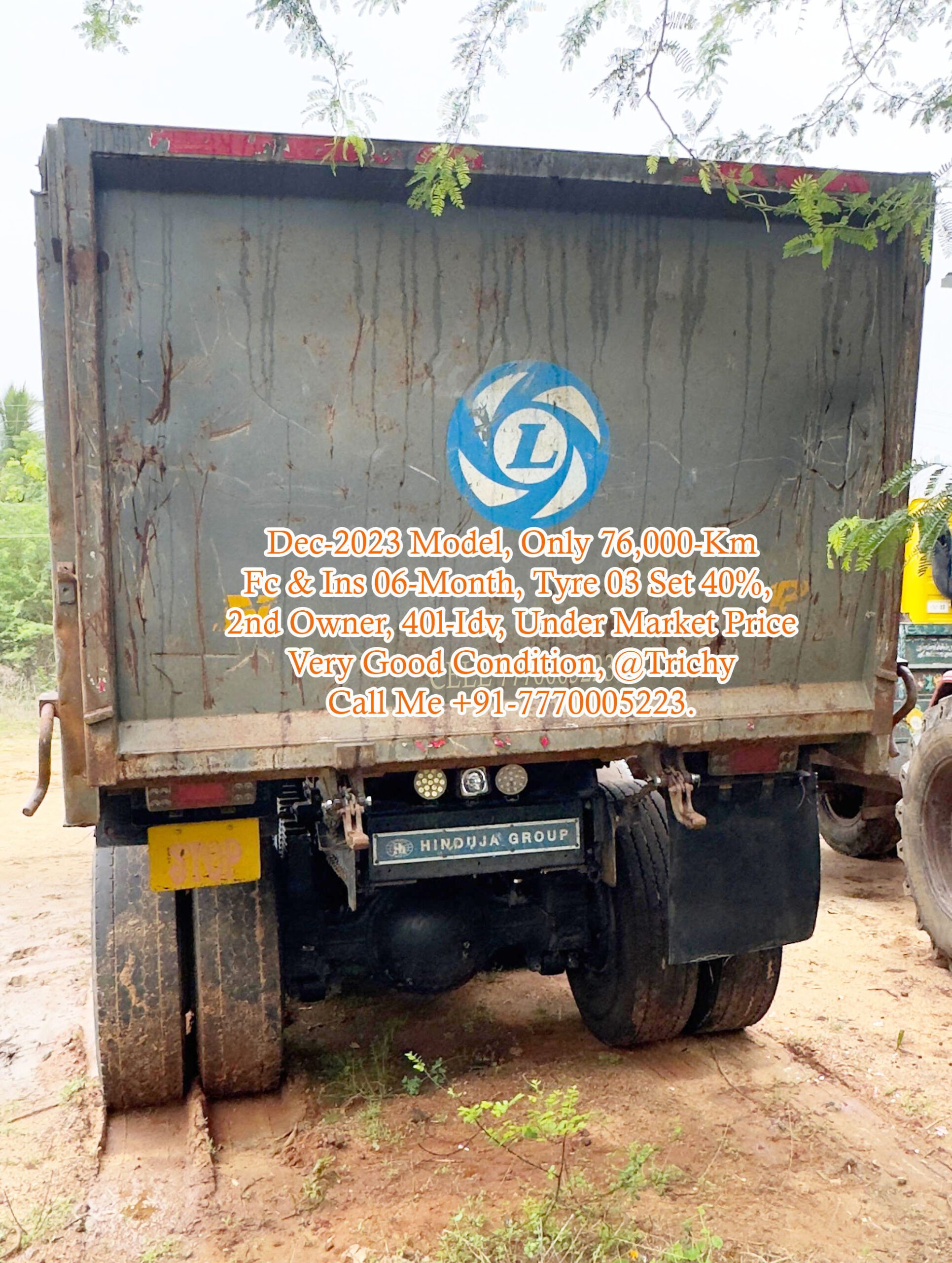 10 WHEEL DEC-2023 MODEL ASHOK LEYLAND U-TRUCK UE2825 TIPPER FOR SALE || 10 வீல் DEC-2023 மாடல் அசோக் லைலாண்ட் யூ-டிரக் UE2825 டிப்பர் விற்பனைக்கு