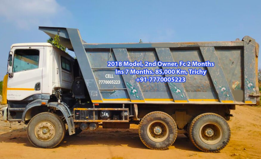 10 வீல் 2018 மாடல் அசோக் லைலாண்ட் போகி கட்  கேப்டன்  N2523 டிப்பர் விற்பனைக்கு |  10 WHEEL 2018 MODEL ASHOK LEYLAND CAPTAIN N2523 TIPPER FOR SALE