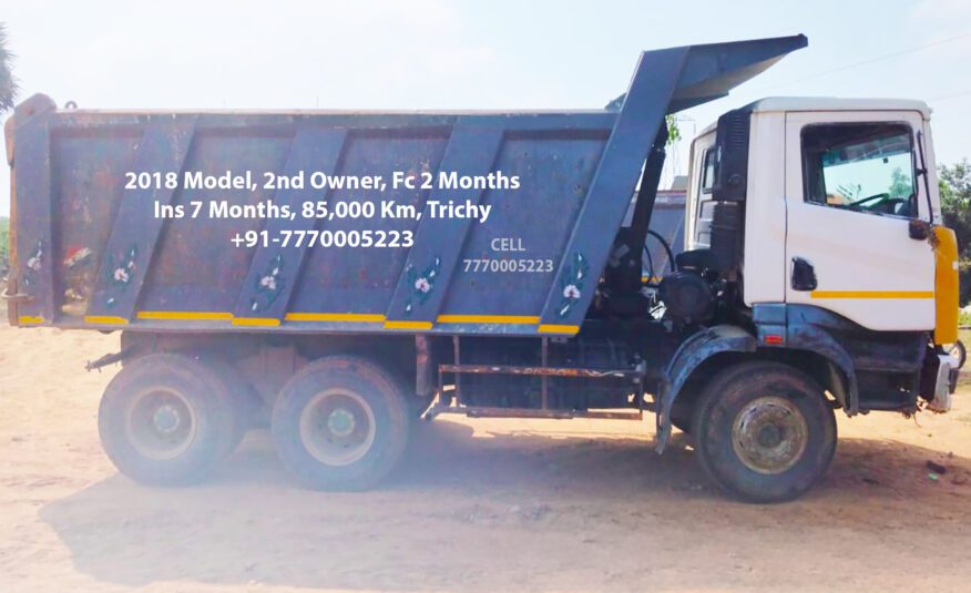 10 வீல் 2018 மாடல் அசோக் லைலாண்ட் போகி கட்  கேப்டன்  N2523 டிப்பர் விற்பனைக்கு |  10 WHEEL 2018 MODEL ASHOK LEYLAND CAPTAIN N2523 TIPPER FOR SALE