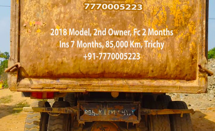 10 வீல் 2018 மாடல் அசோக் லைலாண்ட் போகி கட்  கேப்டன்  N2523 டிப்பர் விற்பனைக்கு |  10 WHEEL 2018 MODEL ASHOK LEYLAND CAPTAIN N2523 TIPPER FOR SALE