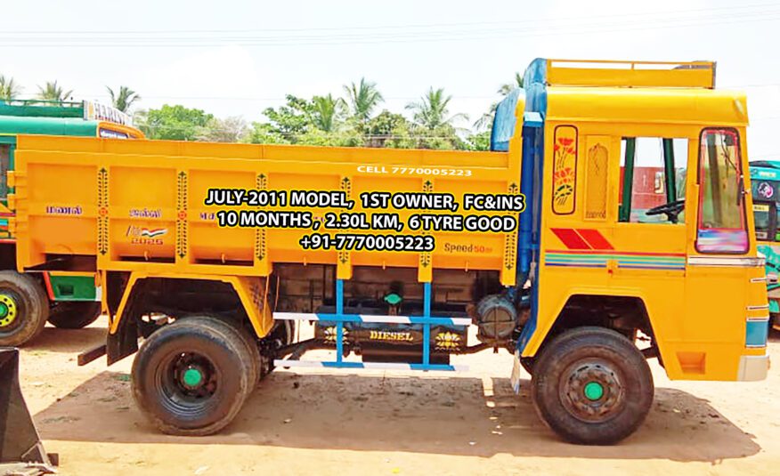 06 வீல் JULY-2011 மாடல் அசோக் லைலாண்ட் 142 டிப்பர் விற்பனைக்கு | 10 WHEEL JULY-2011 MODEL ASHOK LEYLAND 142 TIPPER FOR SALE.