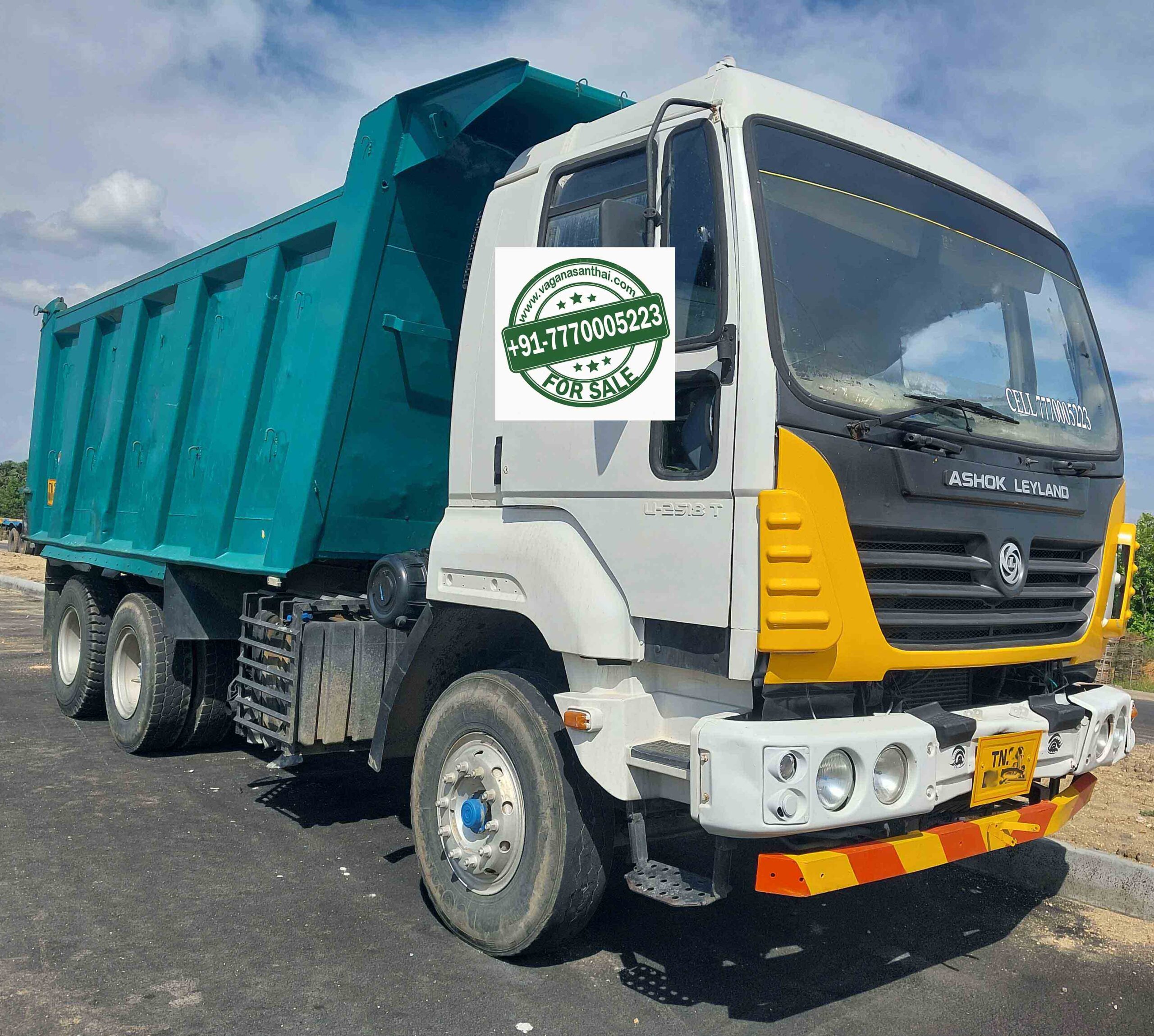 10 வீல் Ashok Leyland U2518 (Dec-2016) Long சேஸ் | 7-Speed Heavy Duty Tipper For Sale | FC & Insurance Updated | #Tipper #Leyland #10Wheel
