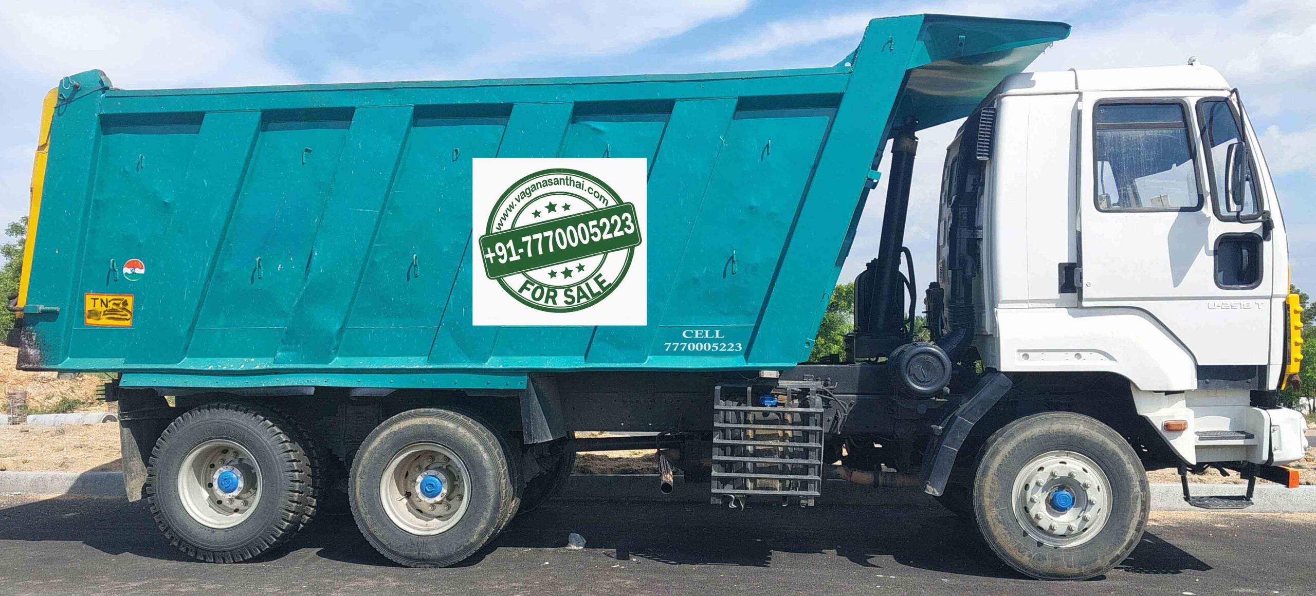 10 வீல் Ashok Leyland U2518 (Dec-2016) Long சேஸ் | 7-Speed Heavy Duty Tipper For Sale | FC & Insurance Updated | #Tipper #Leyland #10Wheel