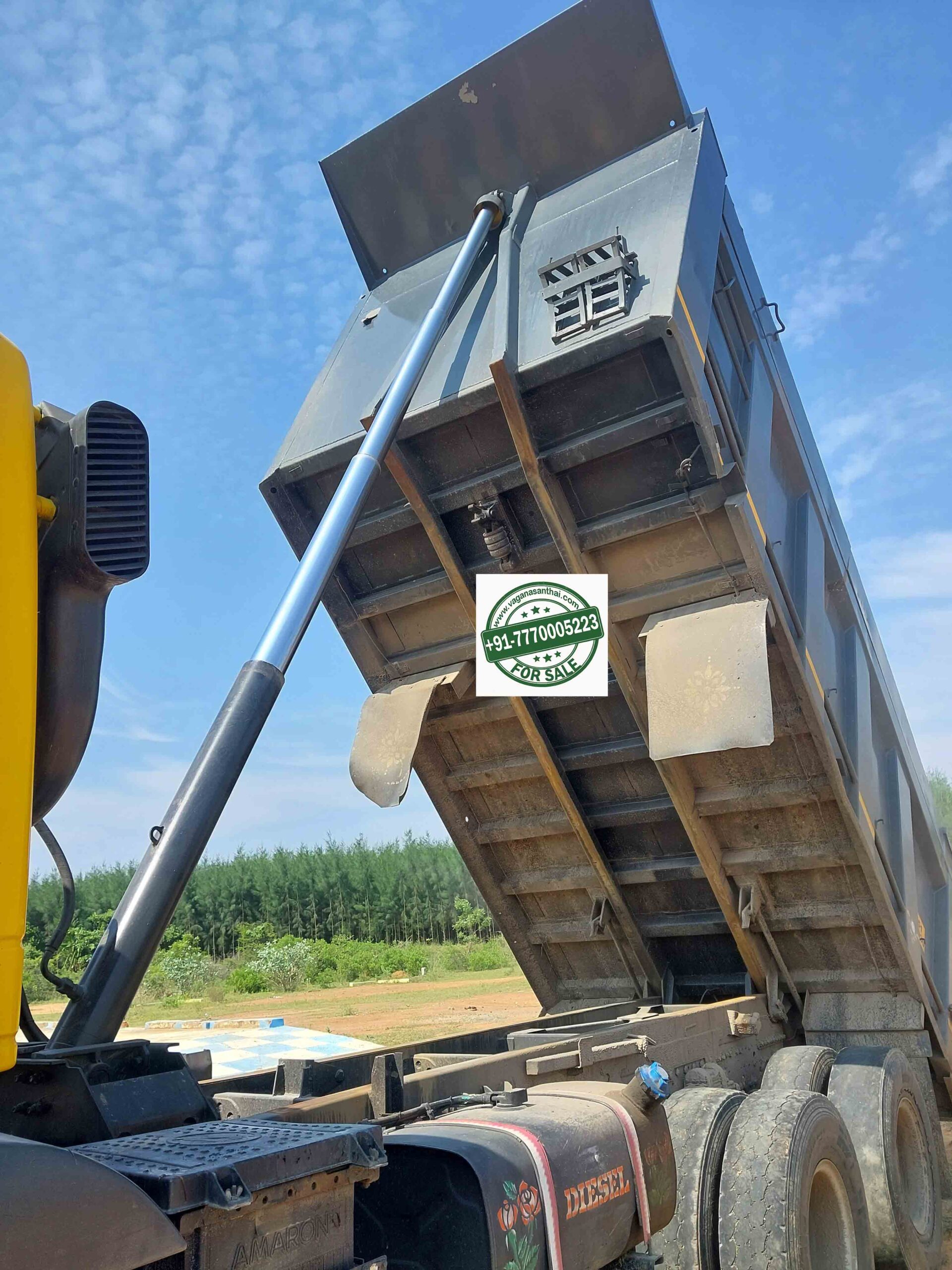 10 Wheel BharatBenz 2823C 2021 Model Tipper for Sale | 1st Owner | FC 2027 | Finance Available