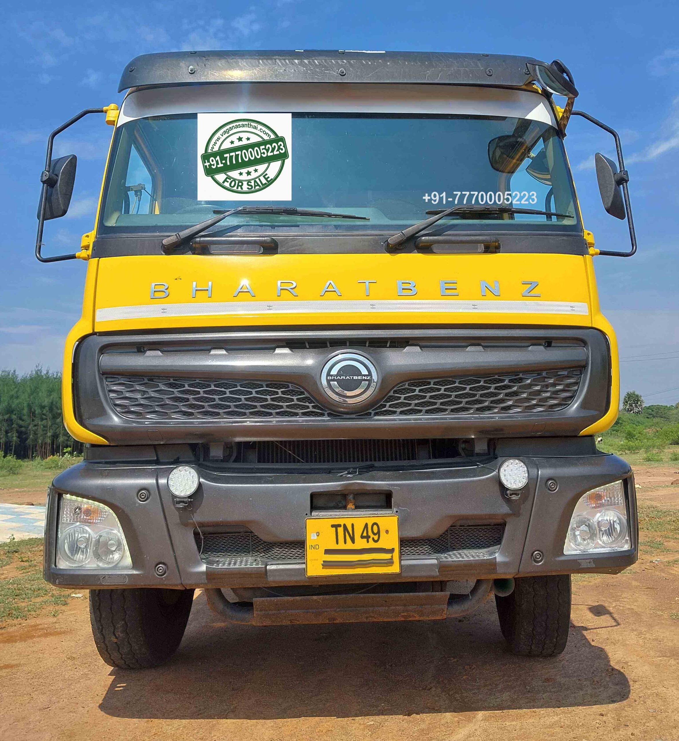10 Wheel BharatBenz 2823C 2021 Model Tipper for Sale | 1st Owner | FC 2027 | Finance Available