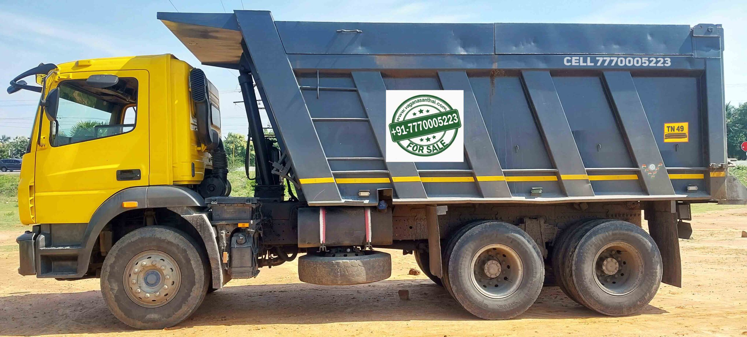10 Wheel BharatBenz 2823C 2021 Model Tipper for Sale | 1st Owner | FC 2027 | Finance Available