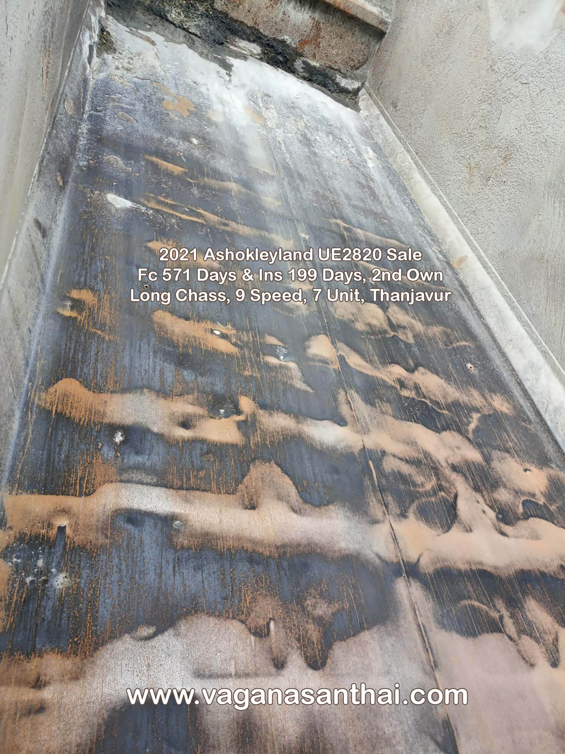 2021 Ashok Leyland UE2820 Long சேஸ் | 10 வீல் | 9-Speed Bogie Cut Tipper for Sale – Excellent Condition