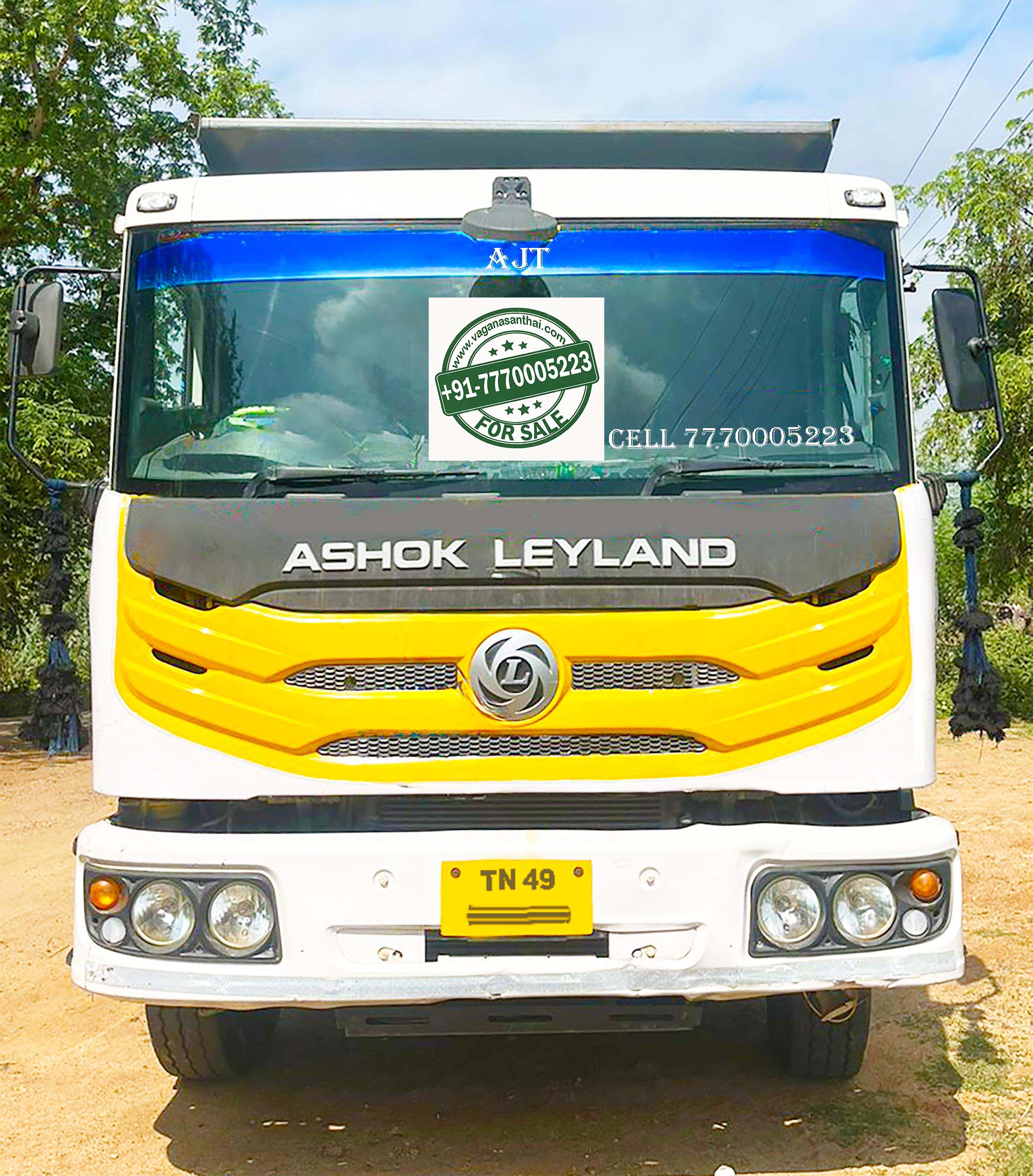 Thanjavur Premium Used 10 Wheel Ashok Leyland N-TRUCK NE2825N/39 T TIP – 2023 Model Tipper for Sale | Only 41,000 Km | Short சேஸ் | 250 HP | Finance Available