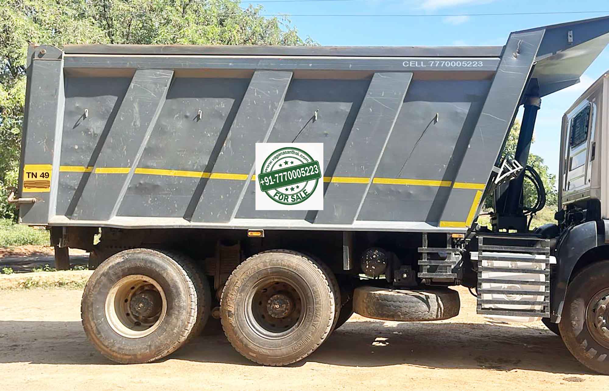 Thanjavur Premium Used 10 Wheel Ashok Leyland N-TRUCK NE2825N/39 T TIP – 2023 Model Tipper for Sale | Only 41,000 Km | Short சேஸ் | 250 HP | Finance Available
