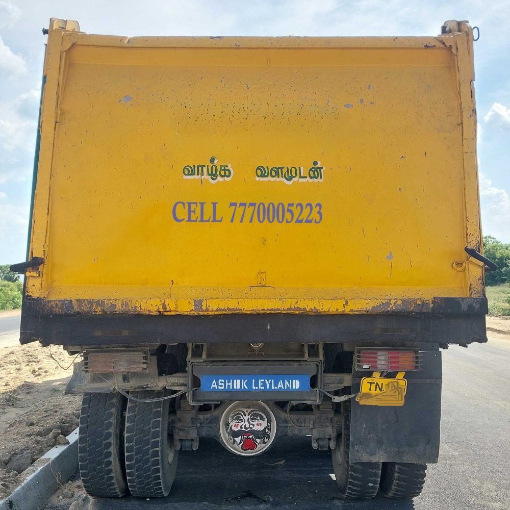 07 Used Ashok Leyland U2518 10-Wheel Tipper Truck for Sale in Trichy – 7-Speed, Bogie Suspension copy
